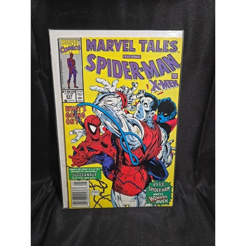 Marvel Tales 237 1990 Marvel Todd McFarlane Cover Spider-Man X-Men Colossus